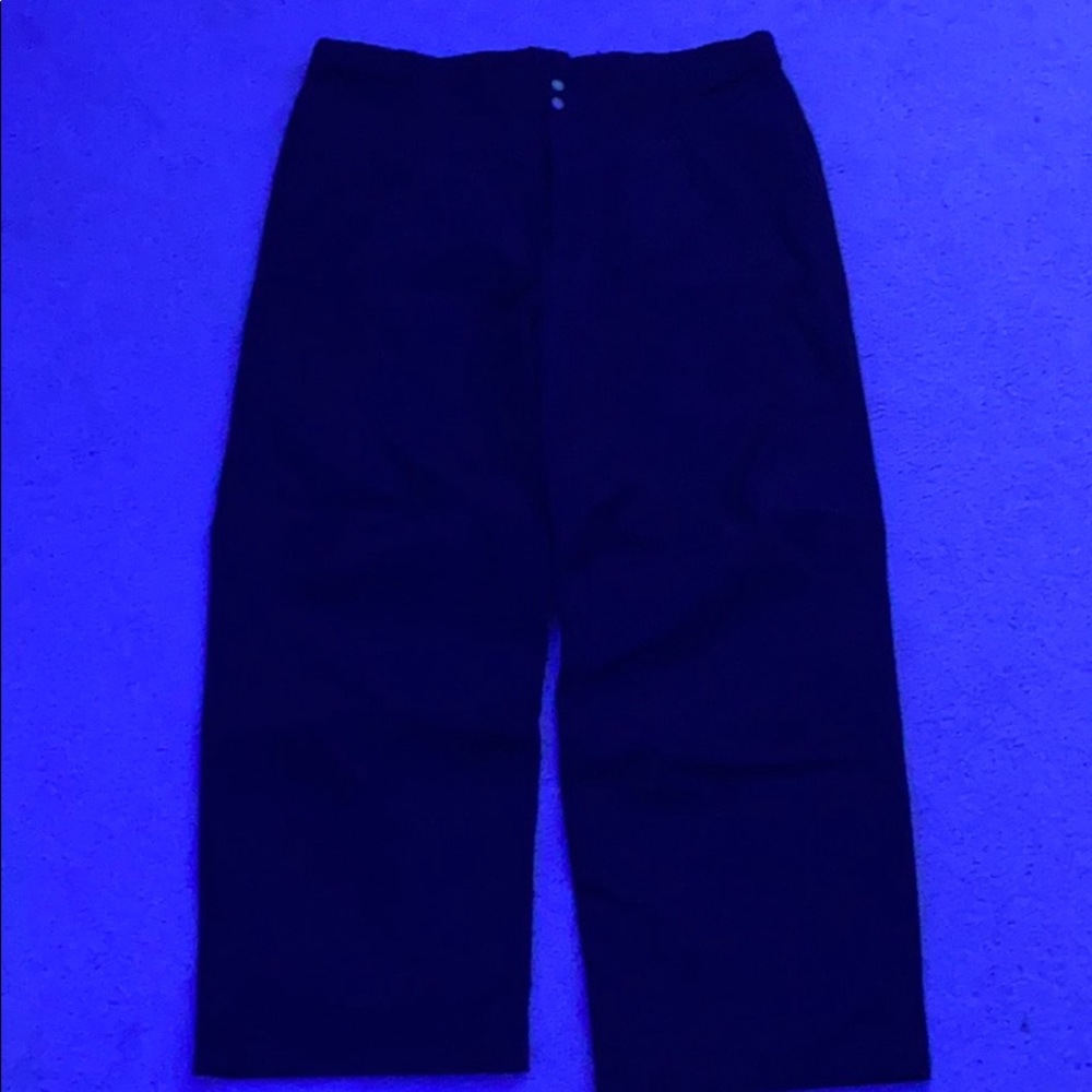 black lands end snow pants